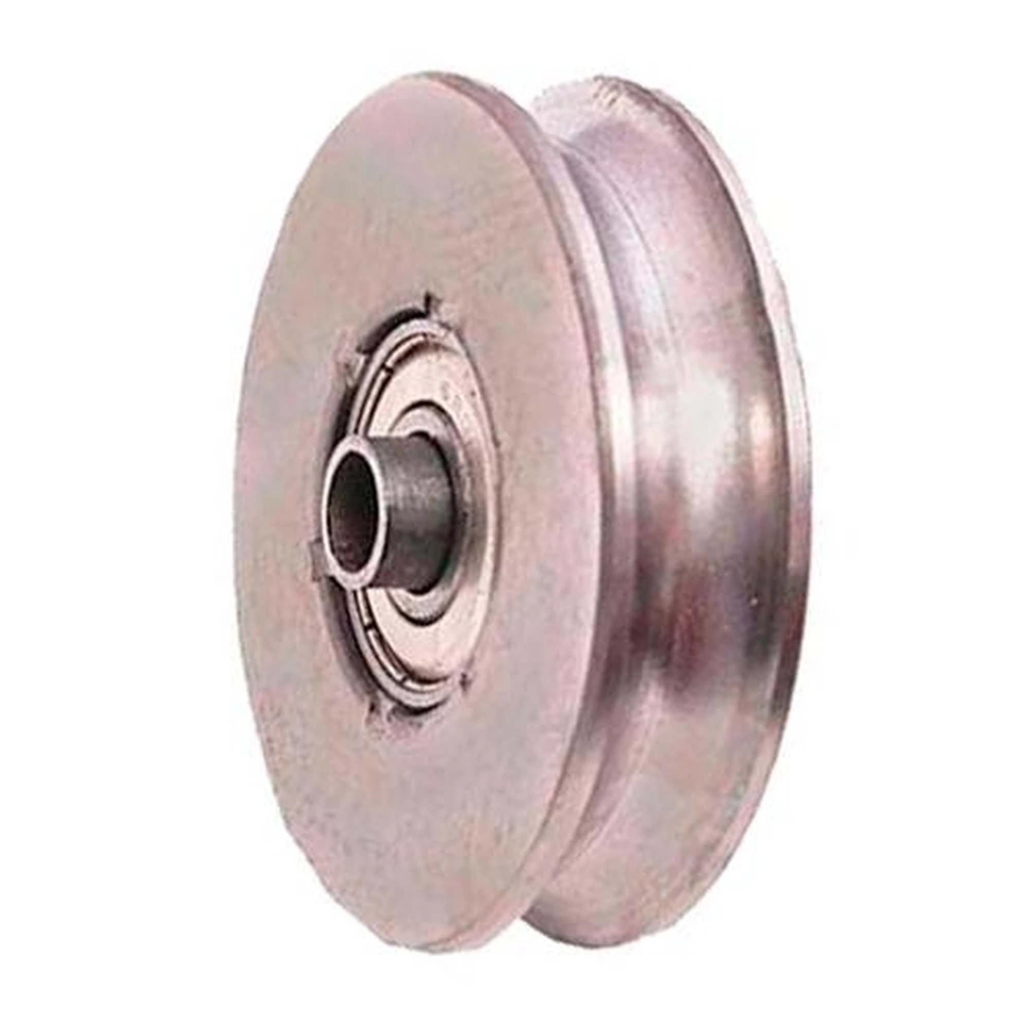Roldana Para Portão 80mm Cantoneira, Maciça De Ferro Fundido Com Rolamento