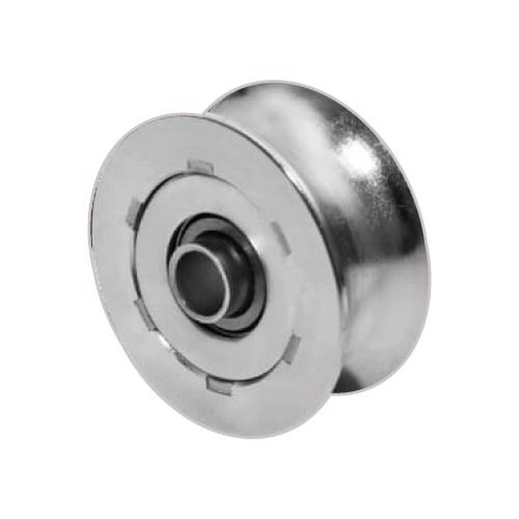 Roldana Ferro Fundido Maciça 70mm Cano 1/2 Bucha - Uso Em Portões - Ferrosul