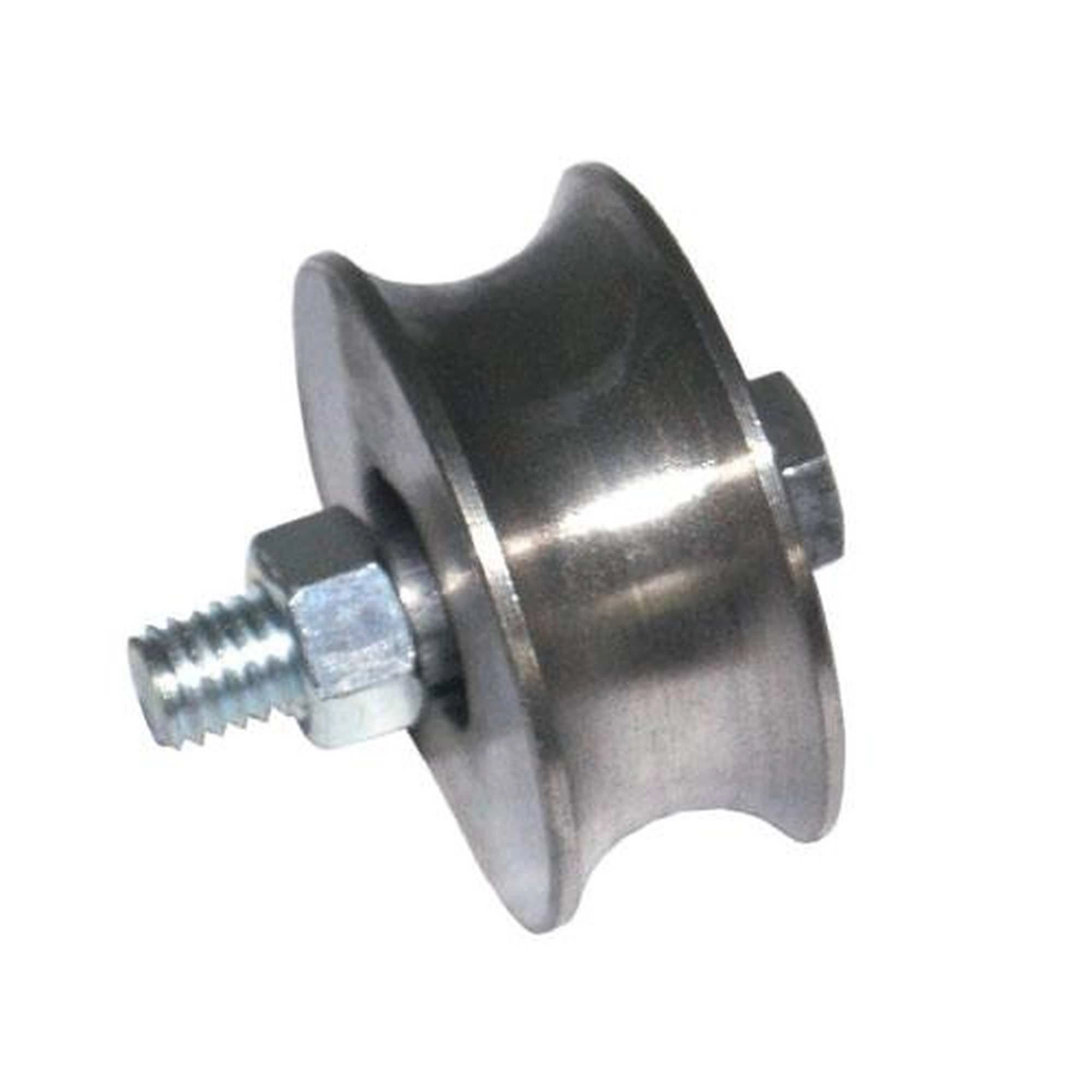 Roldana Ferro Maciça 50mm (2 ) Cano 1/2 Com Parafuso - Uso Em Portões