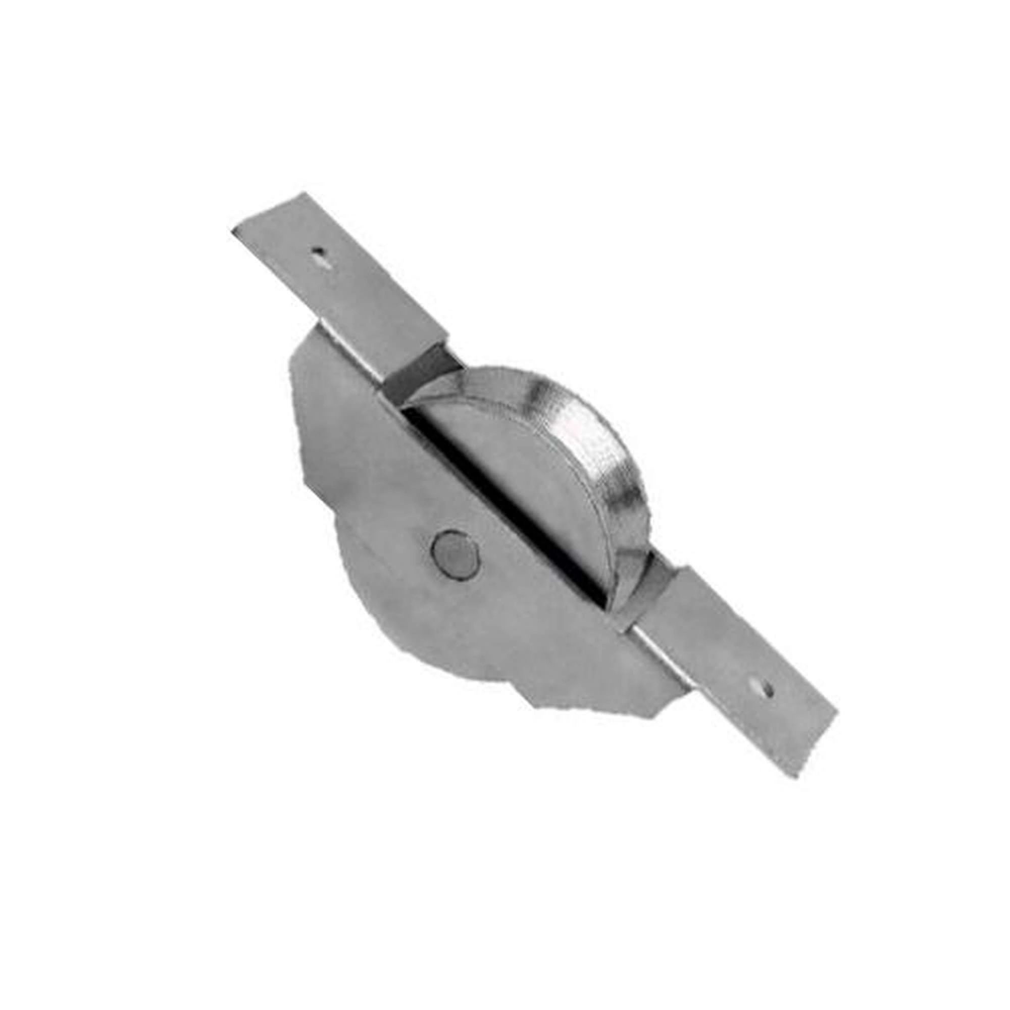 Roldana Ferro Maciça 50mm Tipo U 1/2 Caixa Aberta - Uso Em Portões - Ferrosul
