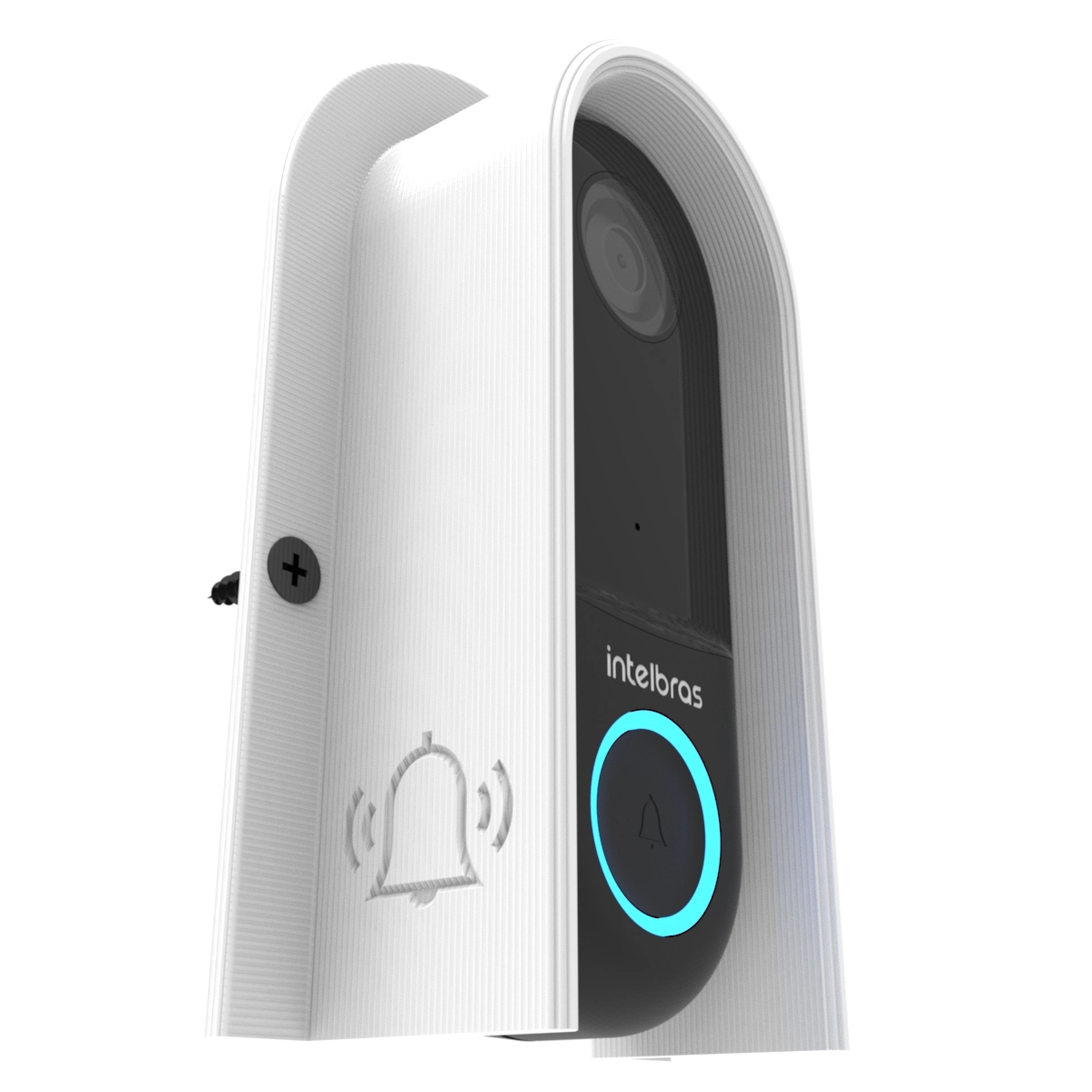 Case Protetor De Chuva Compatível Com Vídeo Porteiro Wifi Allo W3 Intelbras - Artbox3d