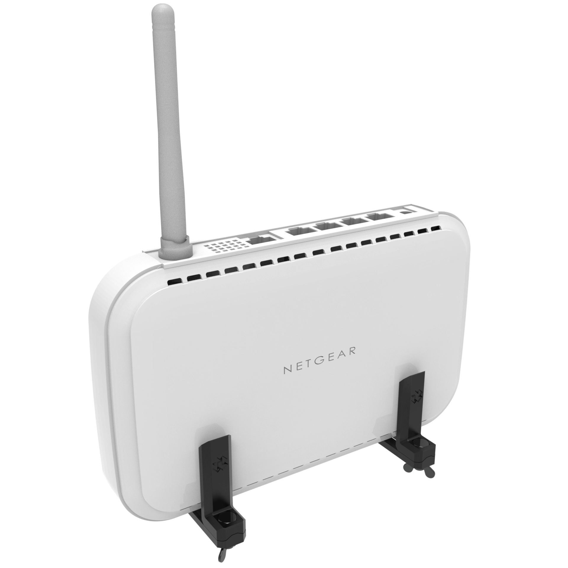 Suporte De Parede Vertical Compatível Com Roteador Modem Ajustável - Artbox3d