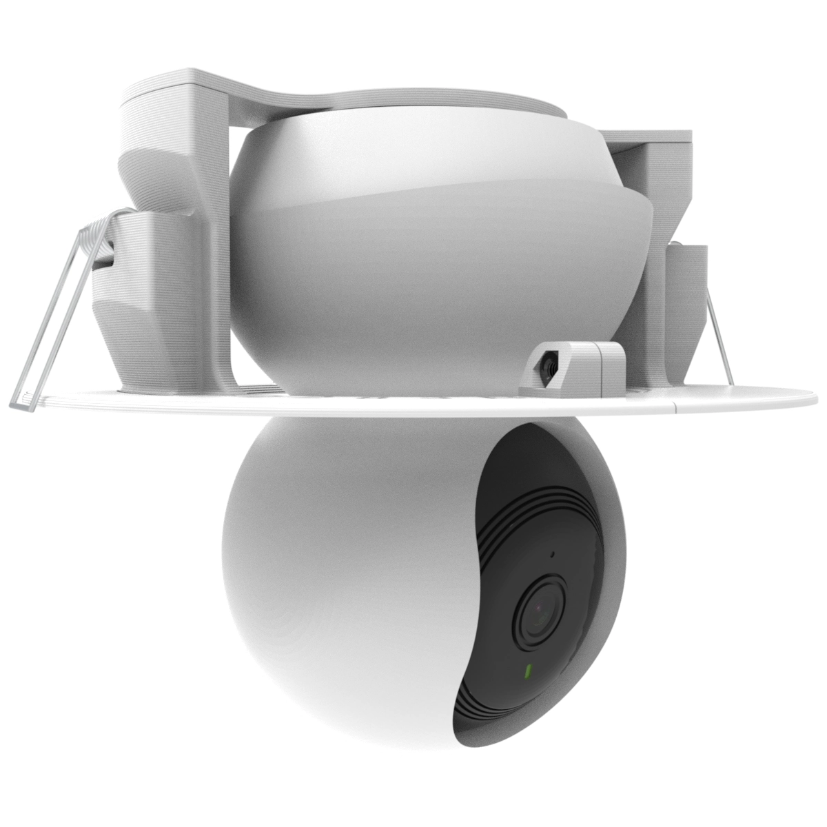 Suporte Apoio Stand Para Embutir No Teto Compatível Com Tp-link Tapo C200-360 Graus Câmera De Segurança Wi-fi - Artbox3d