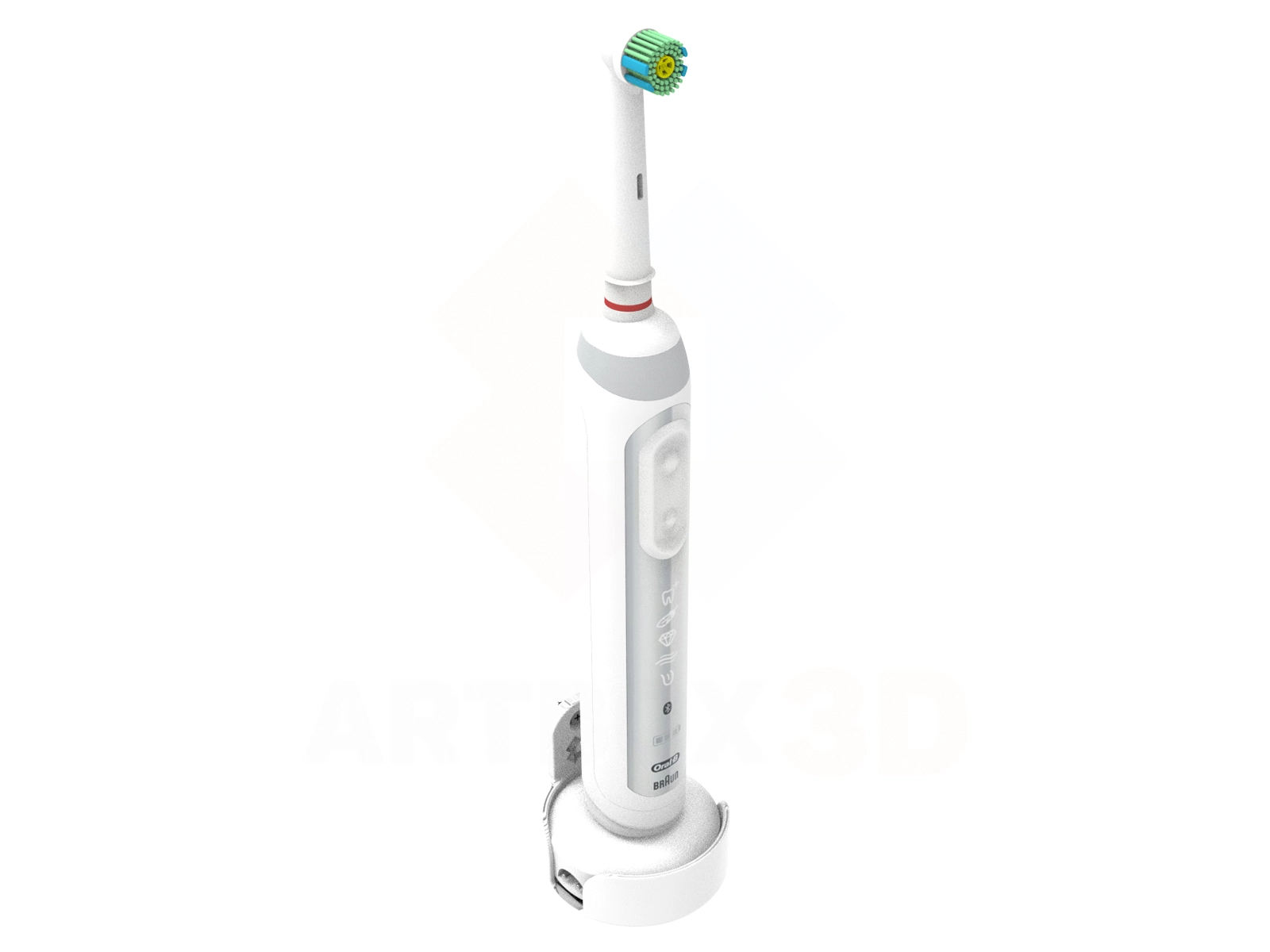 Suporte Stand De Parede Compatível Com Escova De Dente Elétrica Oral-b Genius X - Artbox3d