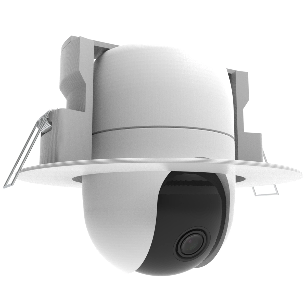 Suporte Apoio Stand Para Embutir No Teto Compatível Com Câmera De Vídeo Intelbras Im4 C Mibo - 360 Graus