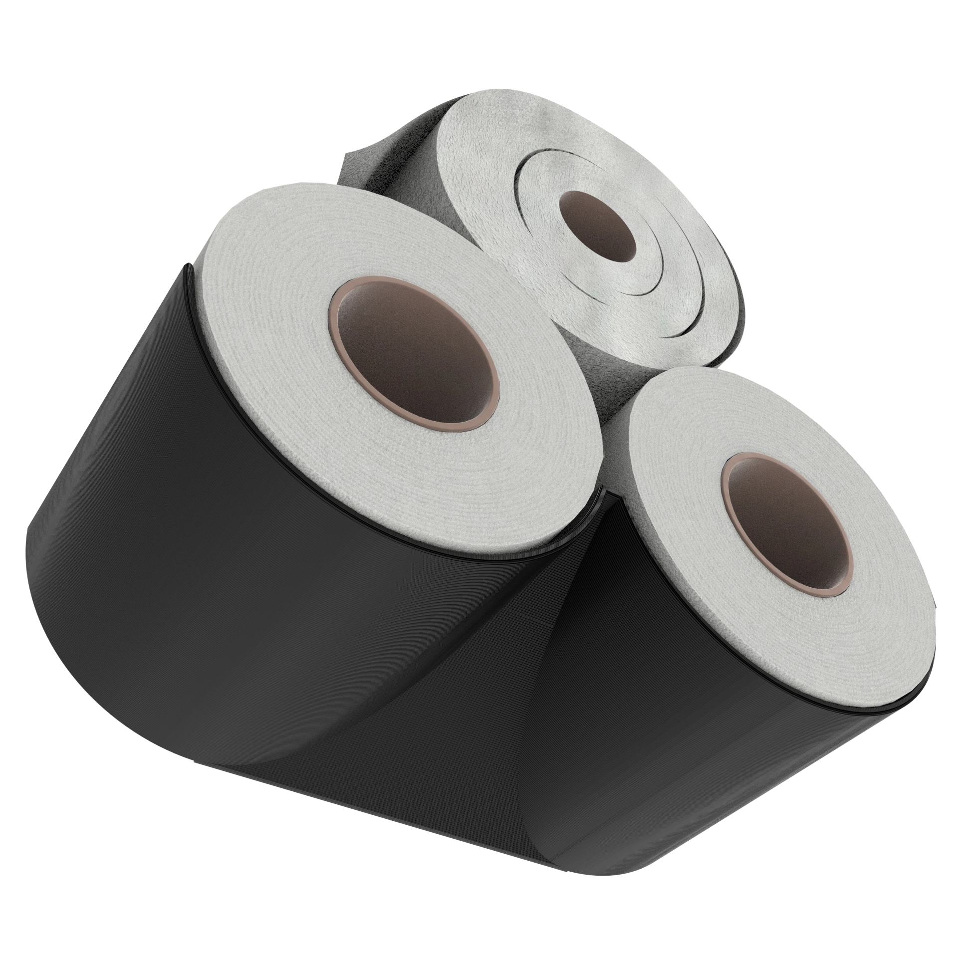 Suporte Organizador De Parede Para Rolos De Papel Higiênico De Banheiro - Artbox3d