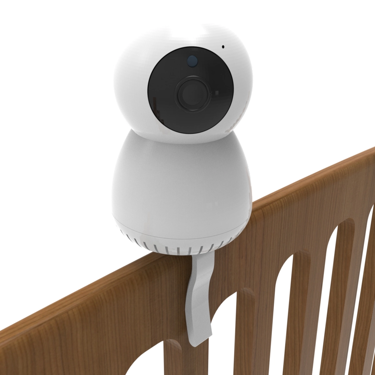 Suporte Presilha Branco De Fixar Câmera Para Berço Compatível Com I2go Câmera Wifi - Artbox3d
