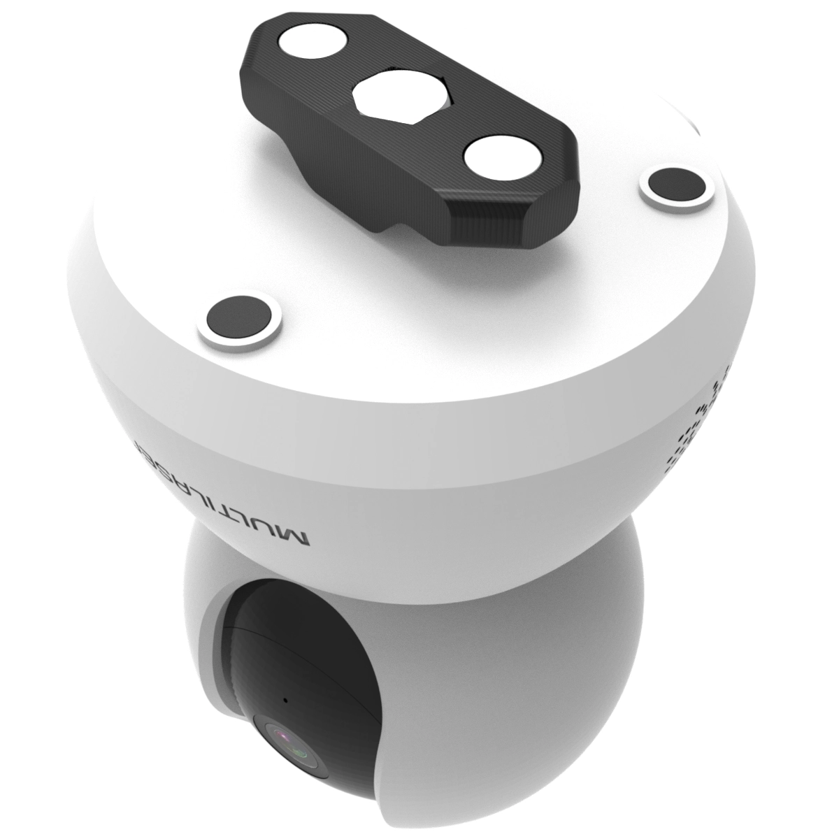 Suporte Magnético Compatível Com Câmera Multilaser Liv Inteligente Wi-fi Com Visão Horizontal 355° E Vertical 110°