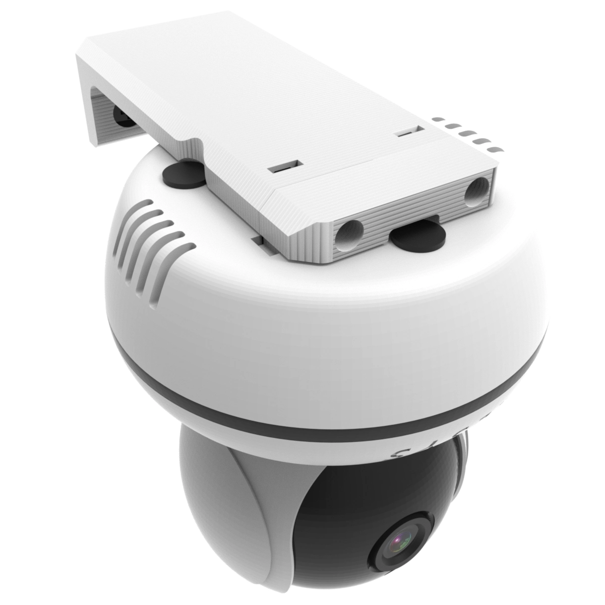 Suporte Stand De Parede Compatível Com Câmera Wifi Elsys Esc-we5f - Artbox3d
