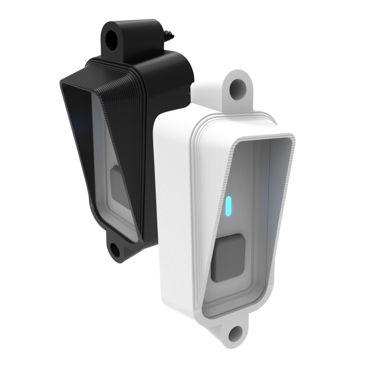 Case Protetor Antivandalismo Antifurto Compatível Com Campainha Intelbras Cib 101 - Artbox3d