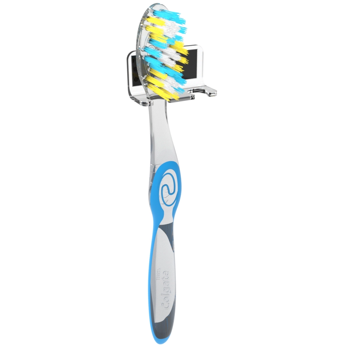 Suporte Porta Organizador De Parede Para 2 Escovas De Dente - Artbox3d