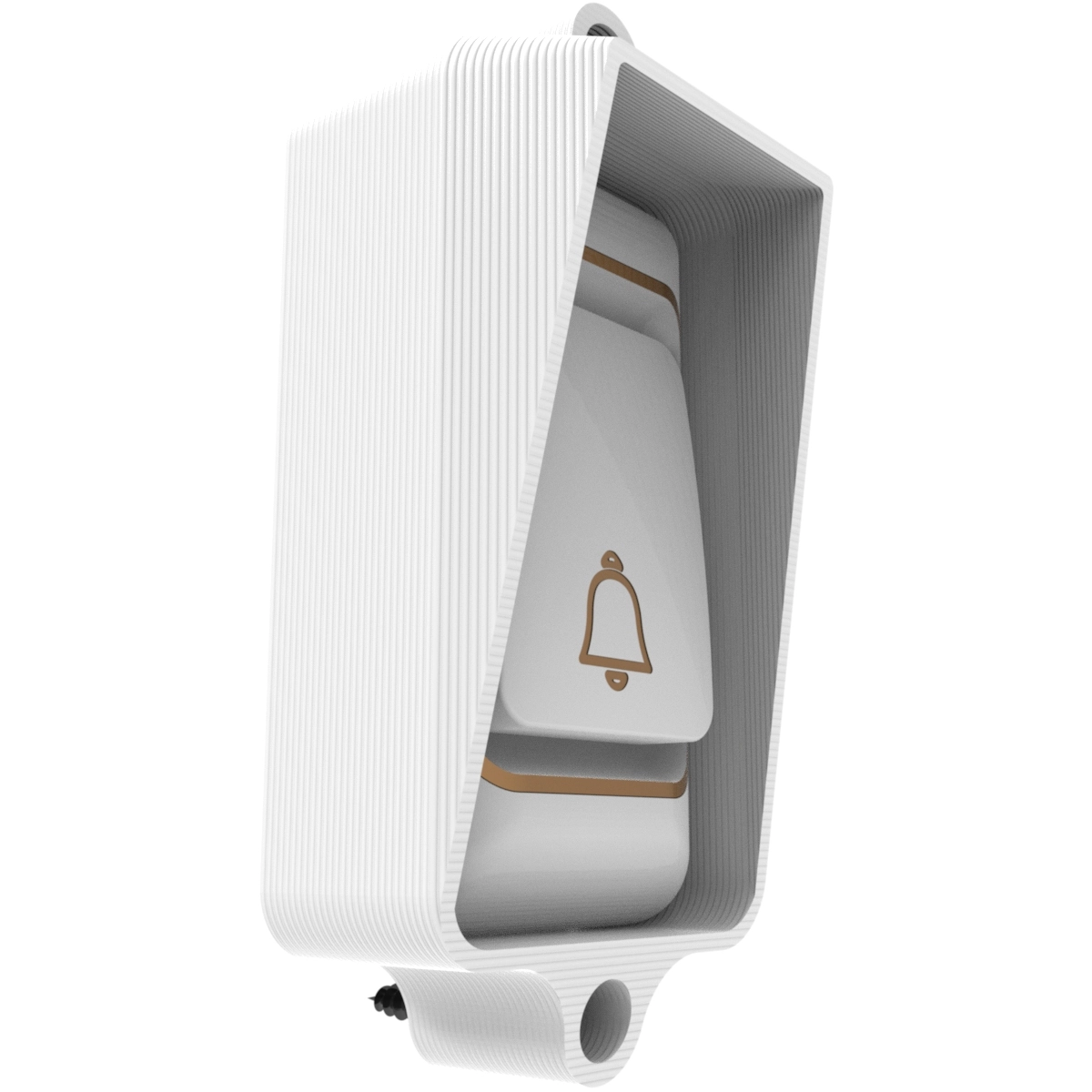 Case Protetor Antivandalismo Antifurto Compatível Com Campainha Home Goods E Bmax Bm-603 - Artbox3d