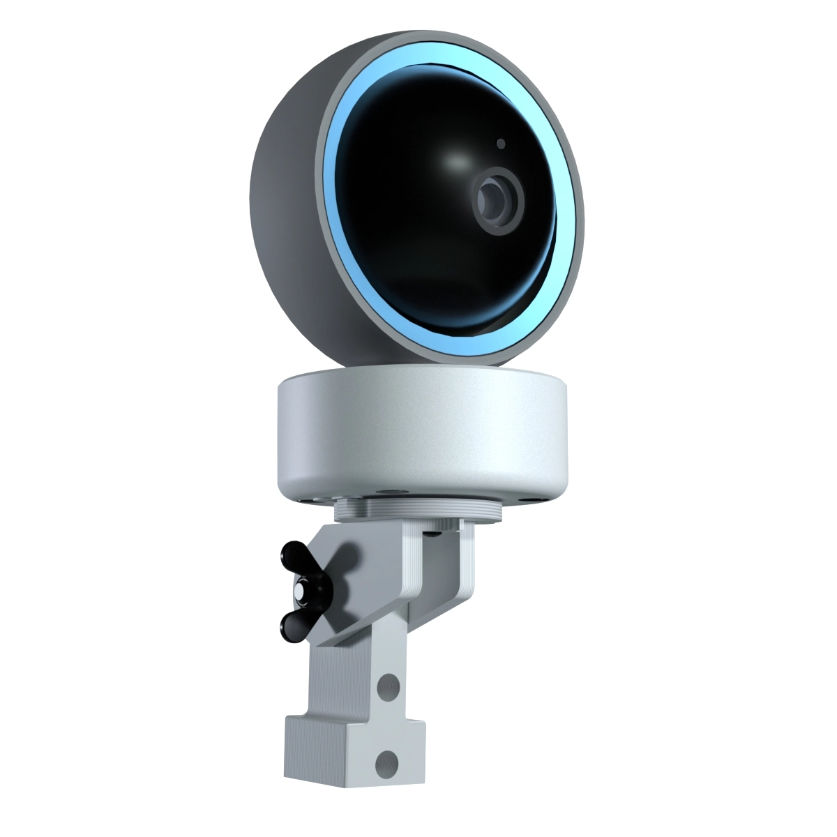 Suporte Ajustável De Parede Compatível Com Câmera De Segurança Inteligente Wi-fi Nova Digital Cs360-b