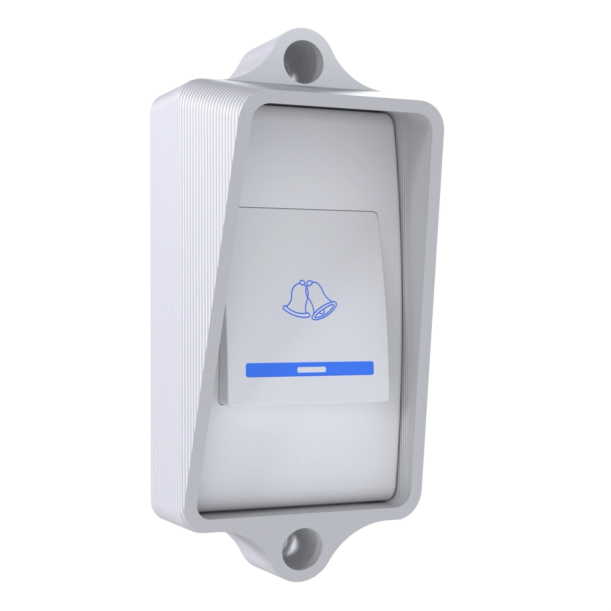 Case Protetor Antivandalismo Furto E Chuva Compatível Com Campainha Haiz - Artbox3d