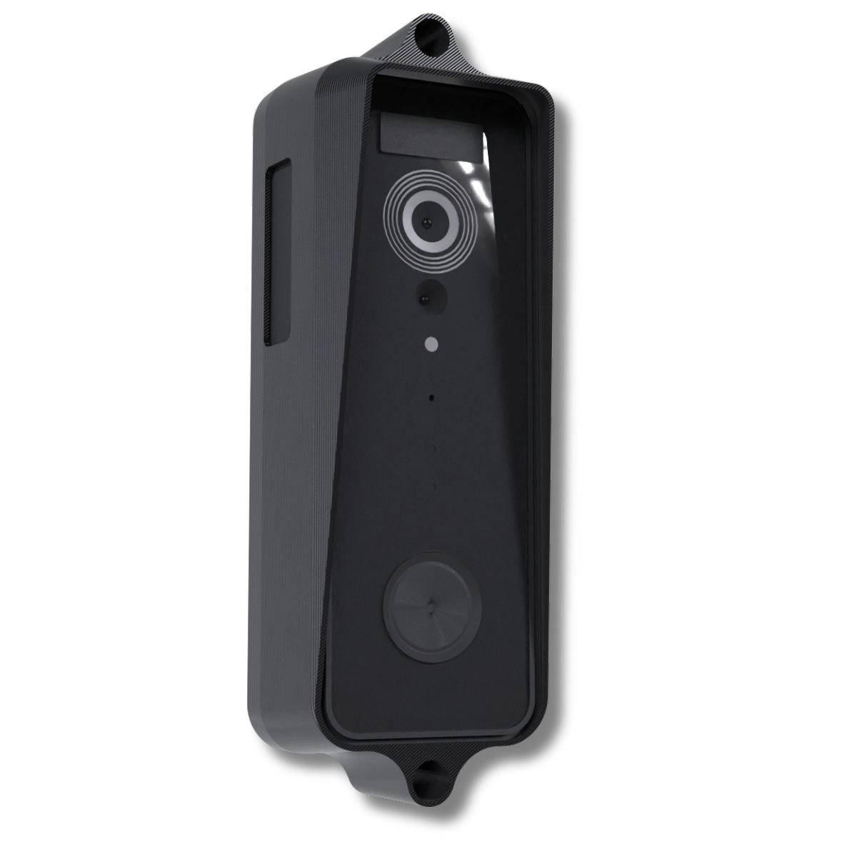 Case Protetor Antivandalismo Furto E Chuva Compatível Com Campainha Tuya 2.4/5ghz Wifi Video Doorbell