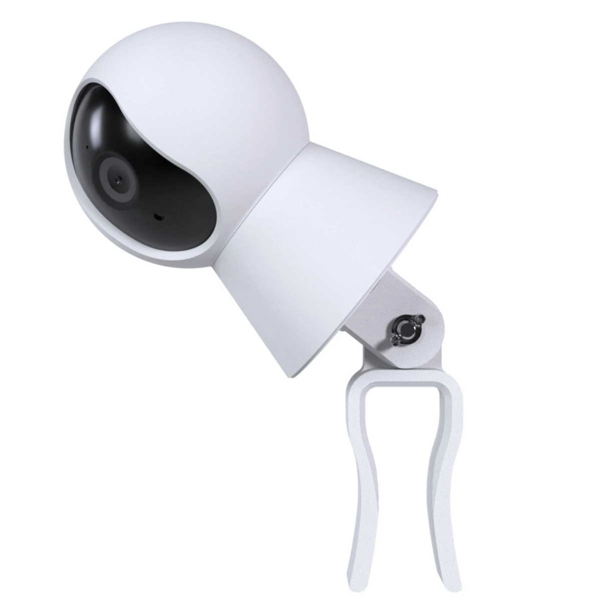 Suporte Angulável Tipo Presilha De Berço Compatível Com Câmera Positivo Smart 360 Bot Wi-fi 2ª Geração