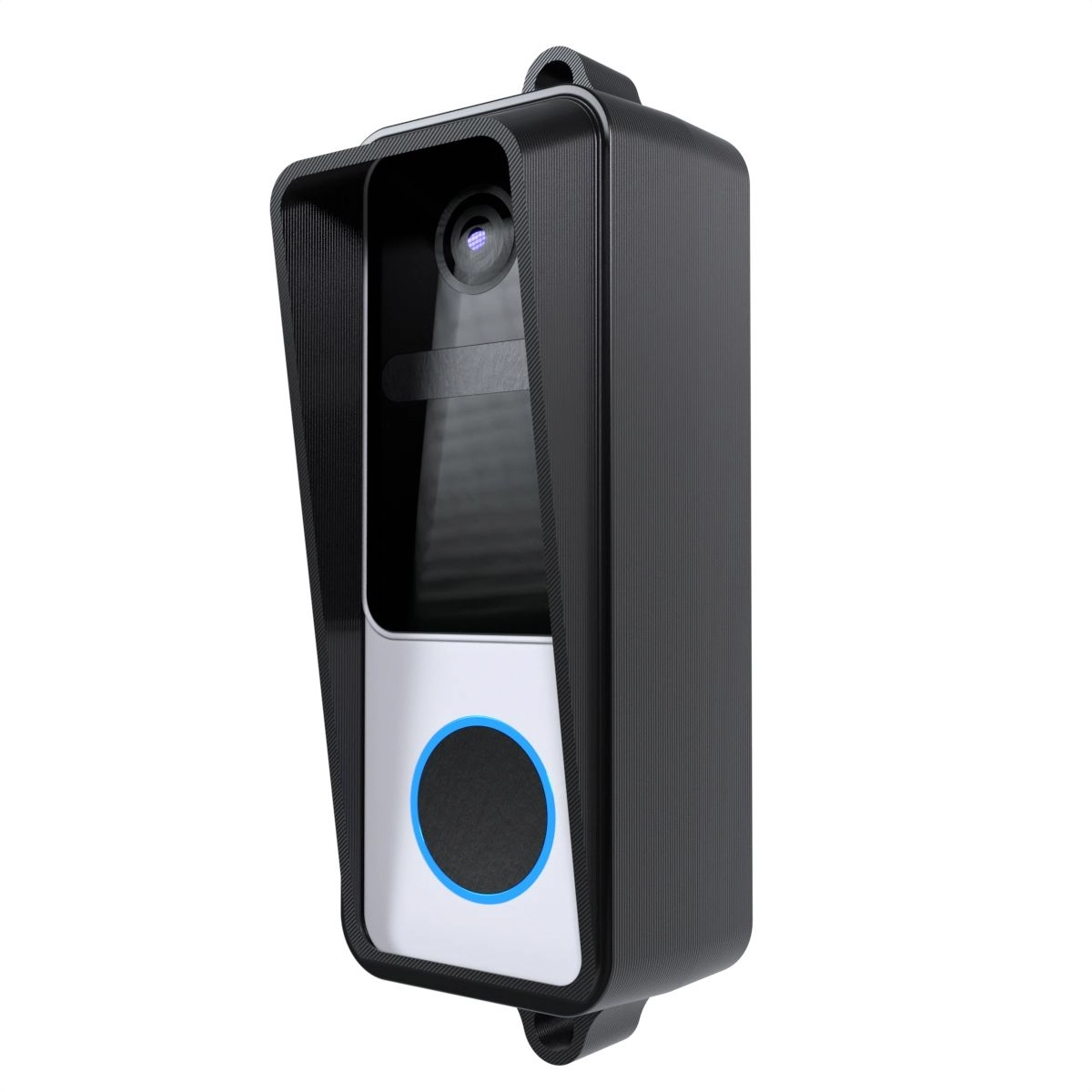 Suporte Protetor De Parede Antivandalismo Compatível Com Porteiro Campainha Aosu Video Doorbell Se V8e