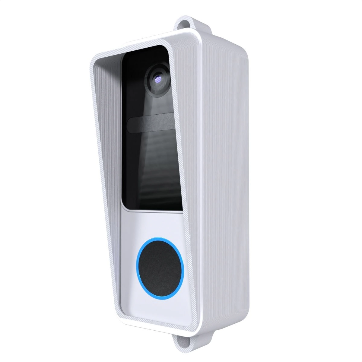 Suporte Protetor De Parede Antivandalismo Compatível Com Porteiro Campainha Aosu Video Doorbell Se V8e