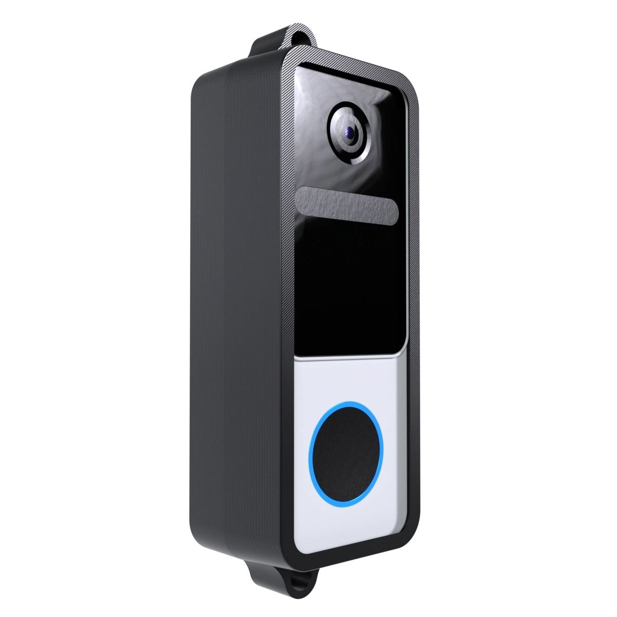 Suporte Protetor De Parede Antivandalismo Compatível Com Porteiro Campainha Aosu Video Doorbell Se V8e