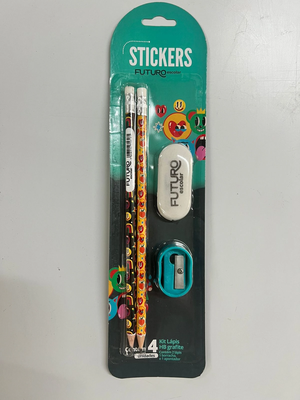 Kit Escolar Fe092249 Bl/4 Stickers Un