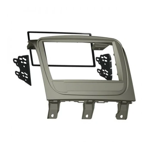 Moldura de Som 2 Din Cinza Chinês/Japonês - AUTOPLAST AP772