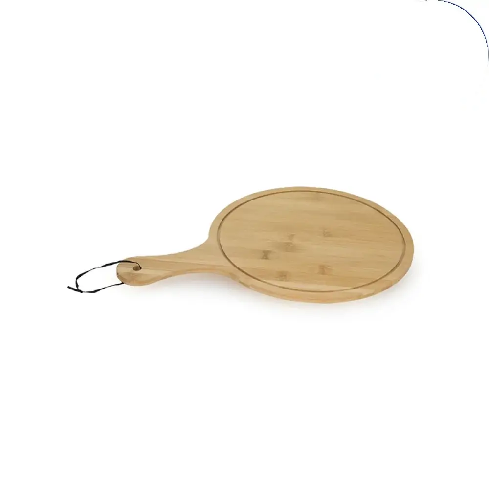 Tábua Gourmet redonda 43Cm em bambu Ecokitchen - Mimo Style