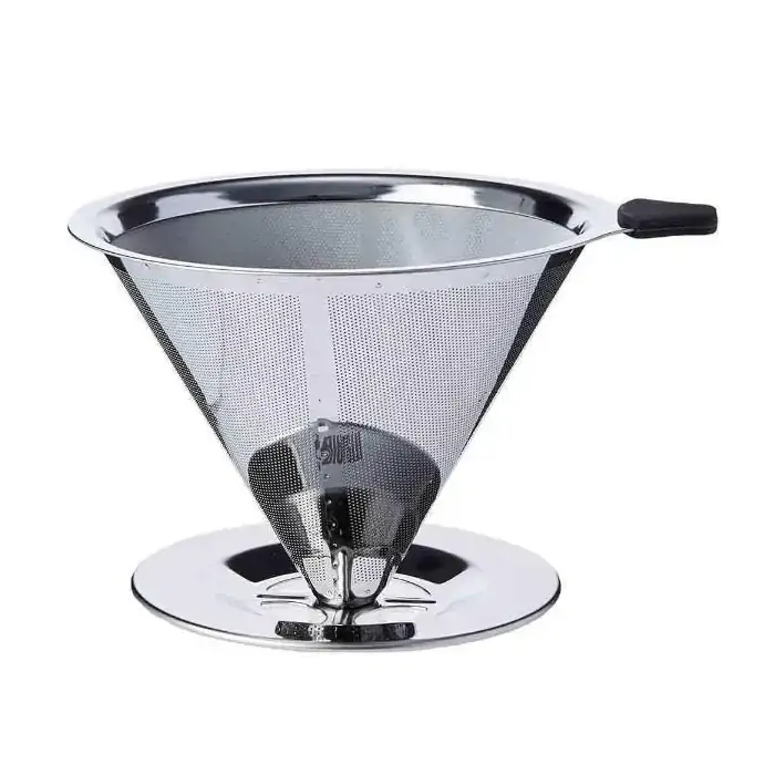 Filtro reutilizavel para cafe em inox 13,5 x 8,5 cm