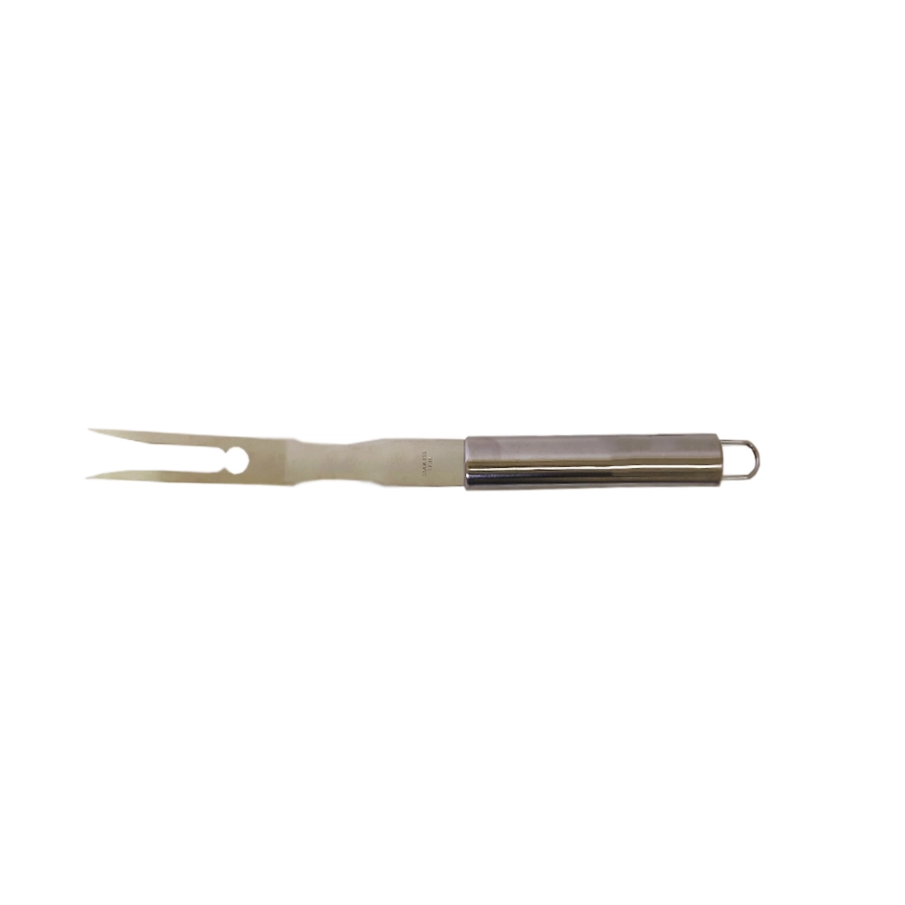 Garfo Longo Para Churrasco 43 Cm Prata Mimo Style