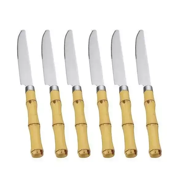 Conjunto de Facas para Churrasco Bambu ASPER Mimo STYLE ATJ05FD 7534