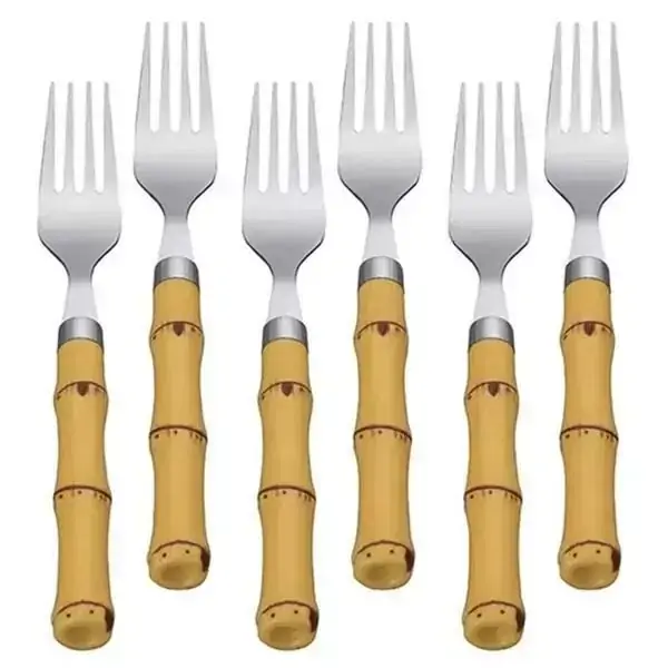 Conjunto de Garfos Sobremesa Bambu ASPER Mimo STYLE ATJ05GS 7527