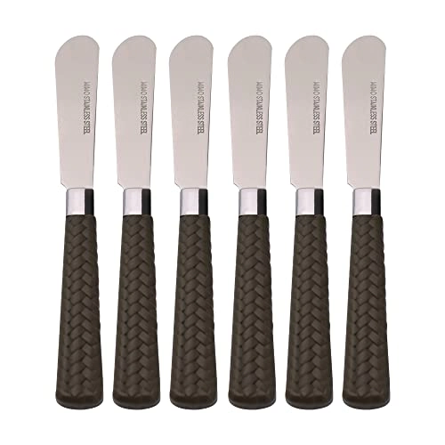 Espatulas Rattan Prata 06 Peças Mimo