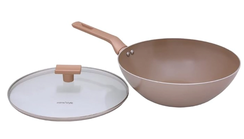 Frigideira Wok Ceramica Sartin Champanhe 28cm 8116 Mimo