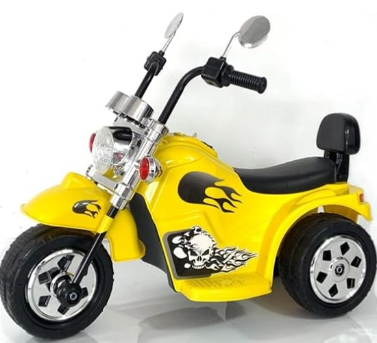 Moto Eletrica Infantil 6v Amarelo Ref.9022