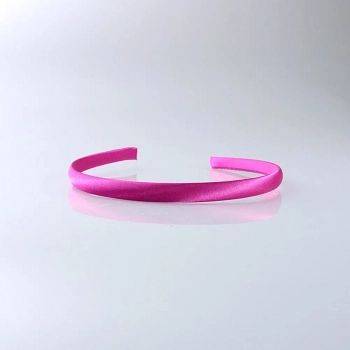 Tiara Cetim 10mm 59 Pink Escuro C/12