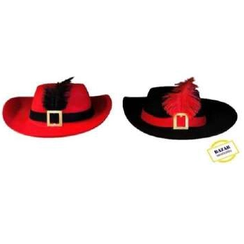 Chapeu Mosqueteiro Ref.ydh 9627 Realeza