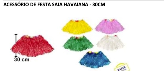 Saia Hawaiana 30cm Pa0008 30 Bazar Import