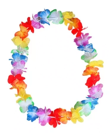 Colar Havaiano Duplo Pa0002 Bazar