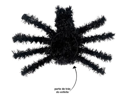 Aranha Festao Halloween 35x20cm Bazar Importadora