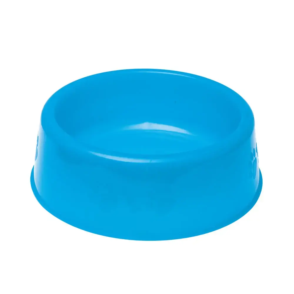 Comedouro E Bebedouro Luxo Grande Azul Tudo Pet 2,5l