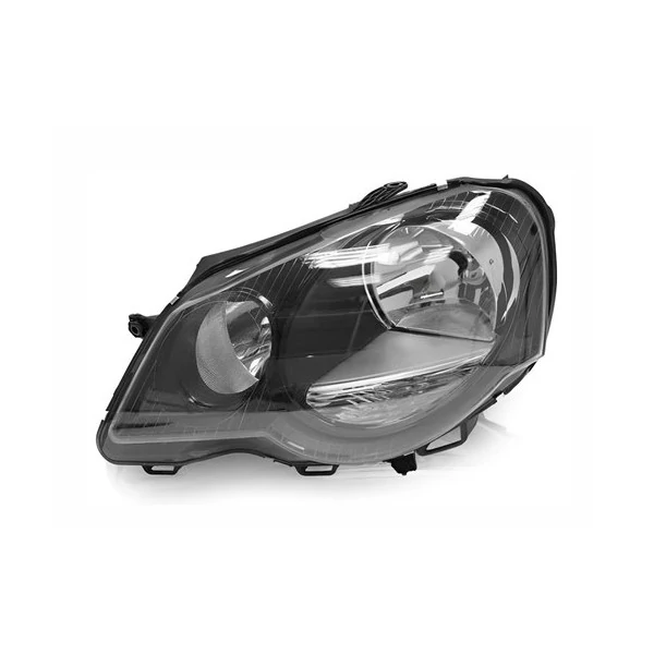 Farol Principal VOLKSWAGEN POLO Lado Esquerdo Máscara Negra - CAMBUCI IMPORTS 057409
