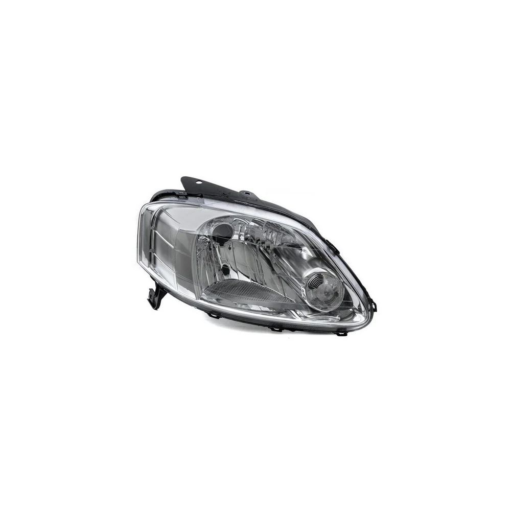 Farol Principal Lado Direito Máscara Cromada Monorefletor H4 - CAMBUCI IMPORTS 058129