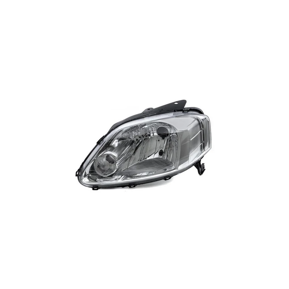 Farol Principal Lado Esquerdo Máscara Cromada Monorefletor H4 - CAMBUCI IMPORTS 058130