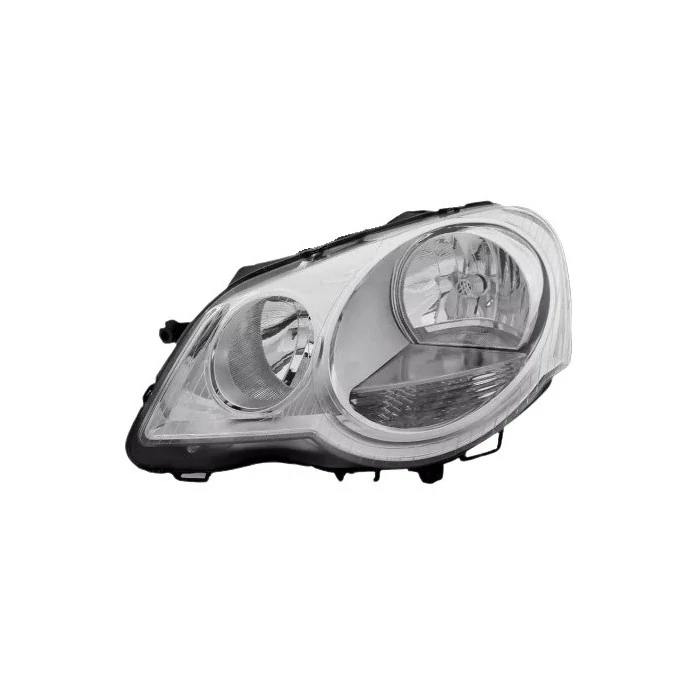 Farol Principal VOLKSWAGEN POLO Lado Esquerdo Máscara Cromada H7/H1 - CAMBUCI IMPORTS 058573