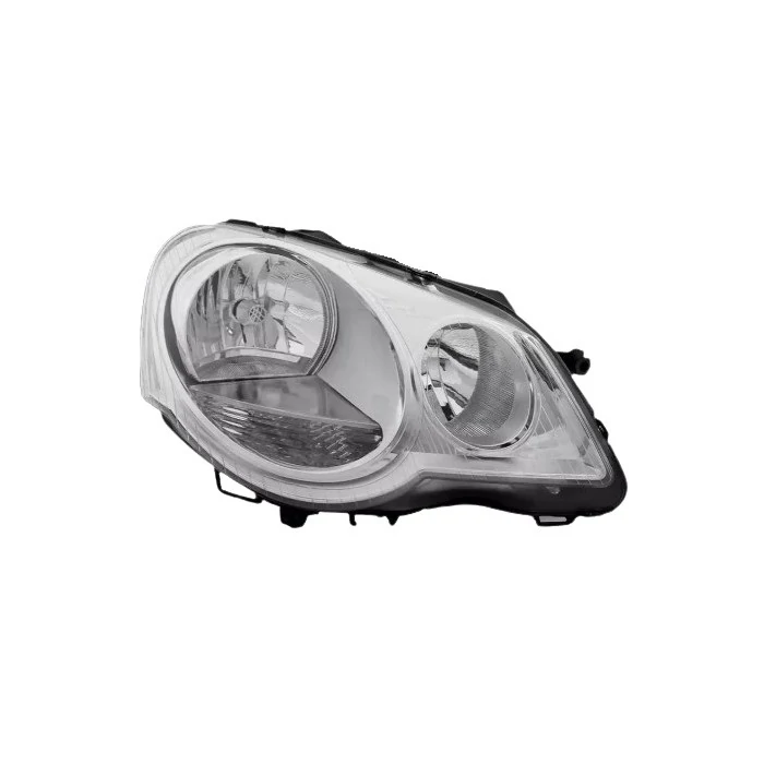 Farol Principal VOLKSWAGEN POLO Lado Direito Máscara Cromada - CAMBUCI IMPORTS 058572
