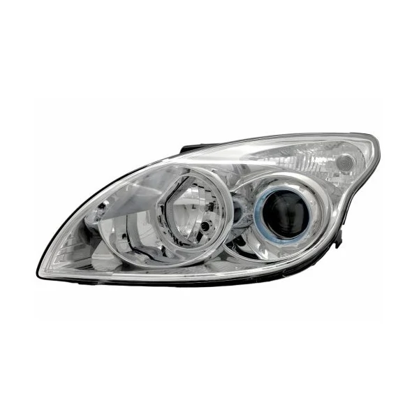 Farol Principal HYUNDAI I30/I30 CW Lado Esquerdo Máscara Cromada H7/H1 - CAMBUCI IMPORTS 059023