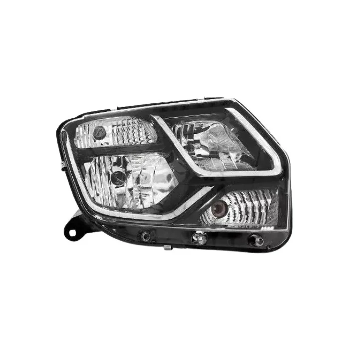 Farol Principal RENAULT DUSTER Lado Direito Máscara Negra - CAMBUCI IMPORTS 059598