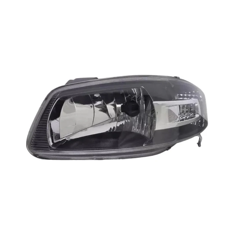 Farol Principal Lado Esquerdo Máscara Negra Monorefletor - CAMBUCI IMPORTS 047687