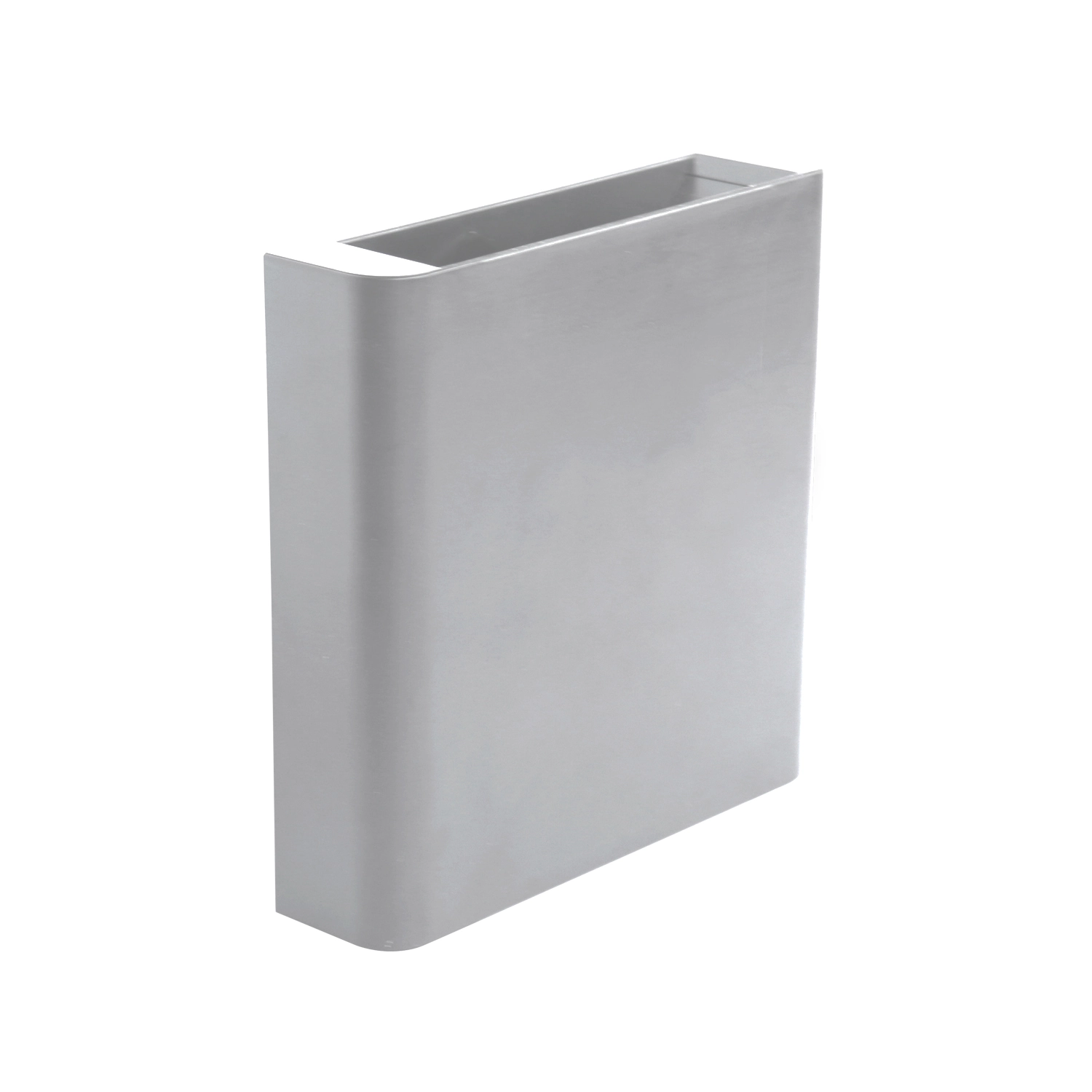 Arandela De Efeito Externa Slim Branca Led 3w Branco Frio 6500k 2 Fachos Parede Muro