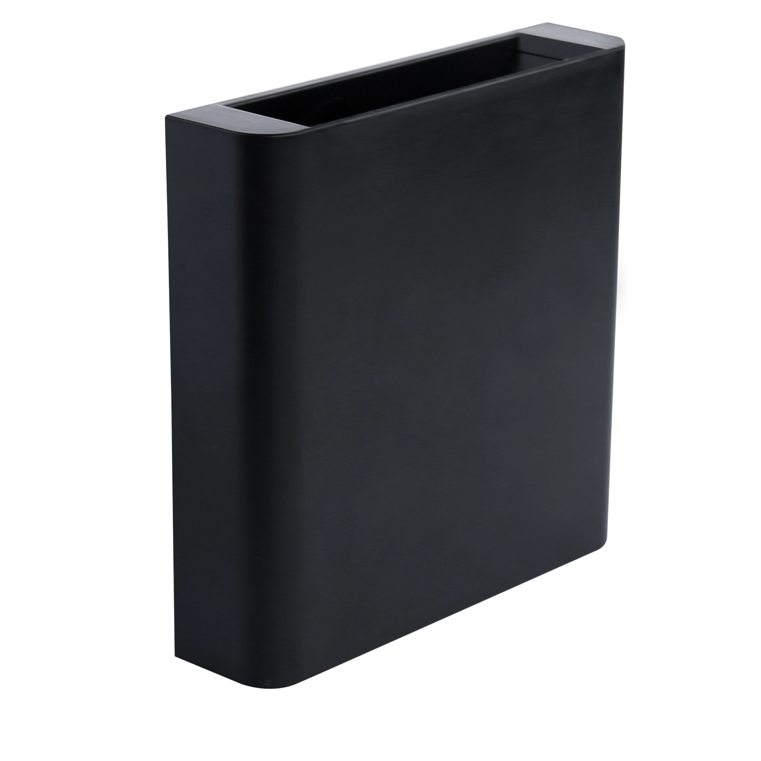 Arandela De Efeito Externa Slim Preta Led 3w Branco Frio 6500k 2 Fachos Parede Muro