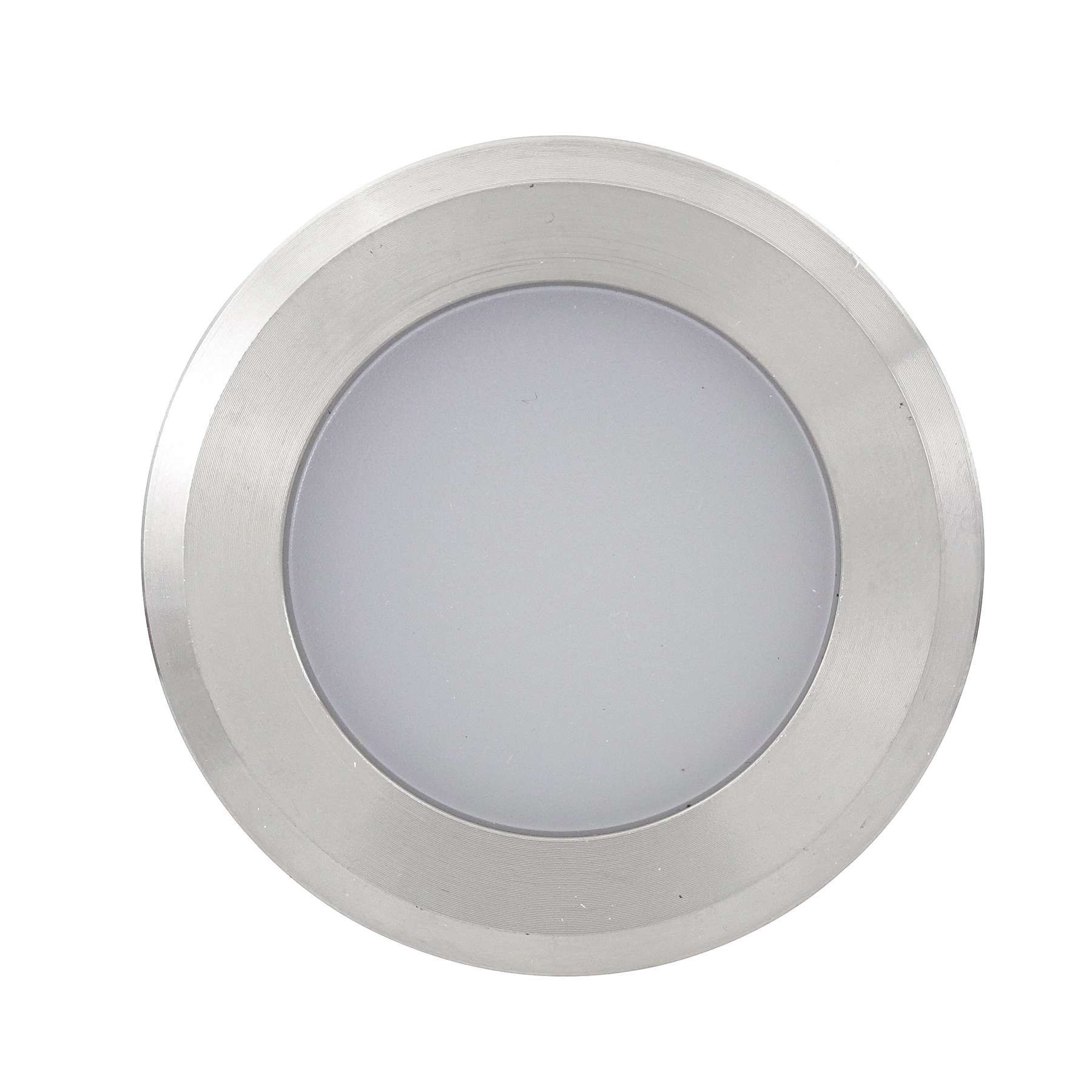 Balizador Redondo Embutir LED Externo Cinza Luz Neutra 1W IP65 Inspire